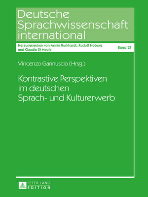cover image of Kontrastive Perspektiven im deutschen Sprach- und Kulturerwerb